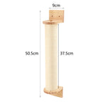 Arbre à Chat Mural en Bois