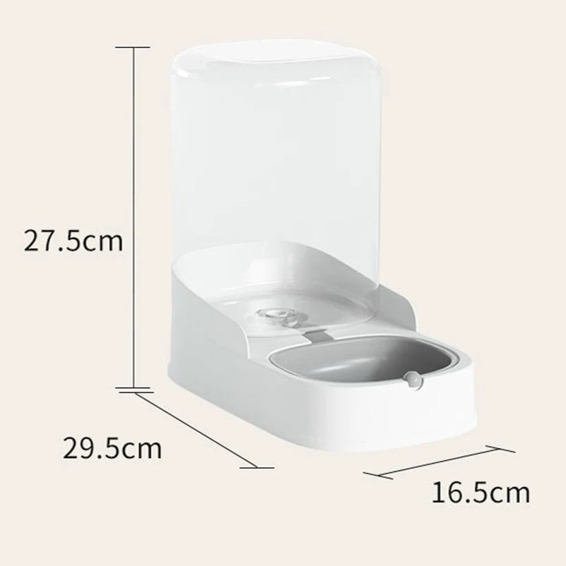 Distributeur automatique d'eau et de croquettes - chien & chat