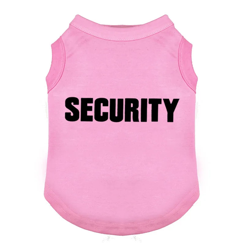 T-shirt Security pour chien et chat