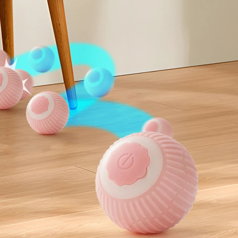 Balle interactive rechargeable pour chat