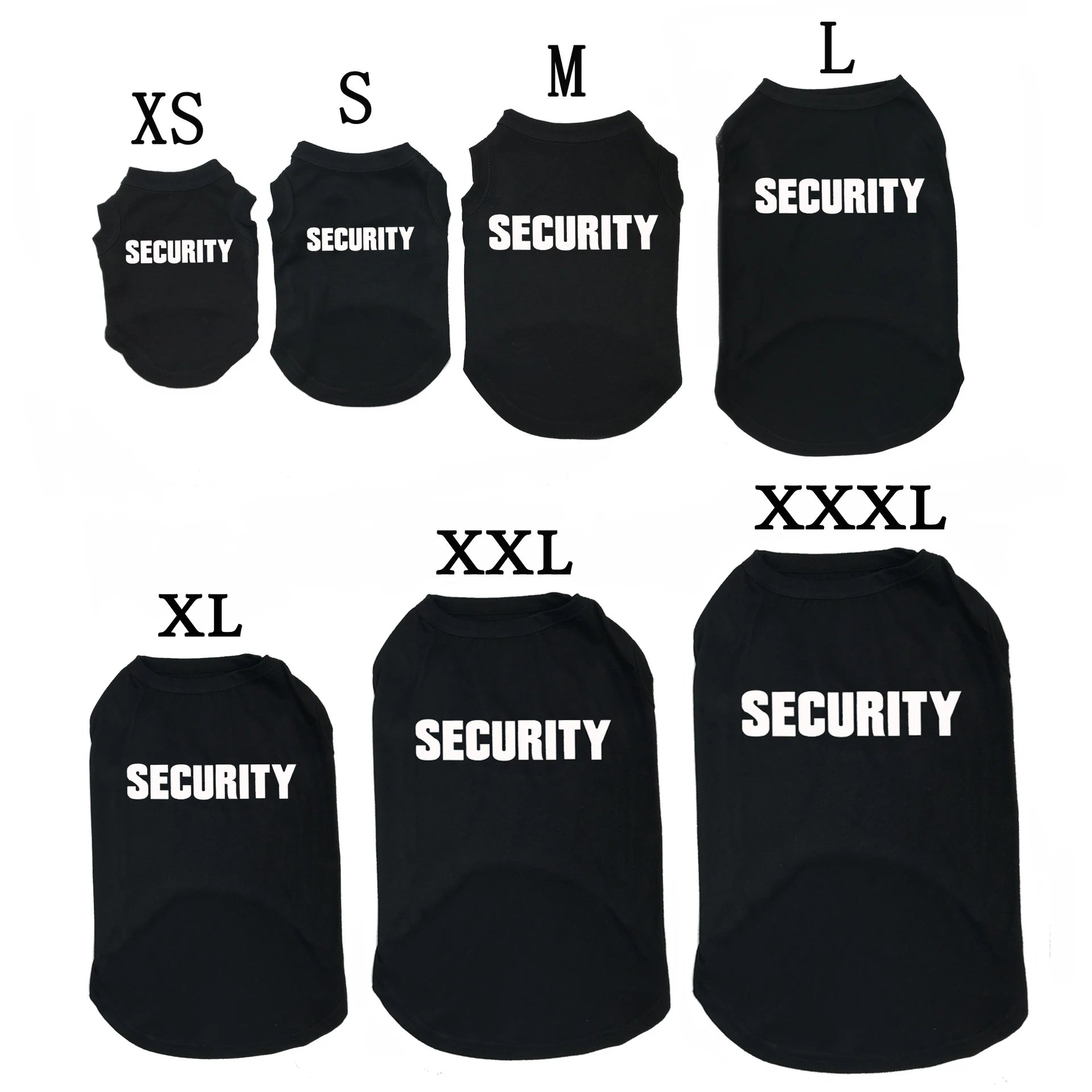 T-shirt Security pour chien et chat