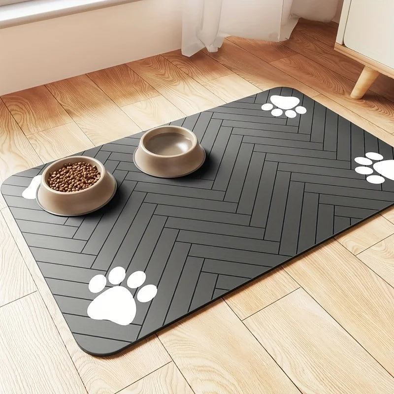 Tapis d’alimentation imperméable pour animaux