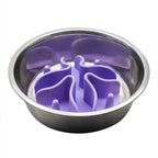 Insert d’alimentation lente en spirale en silicone pour chien