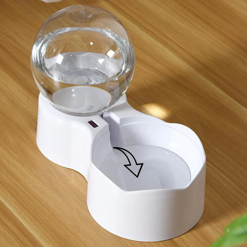 Fontaine à eau en forme de globe pour chat et petit chien