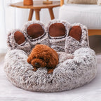 Coussin en forme de pattes de chien