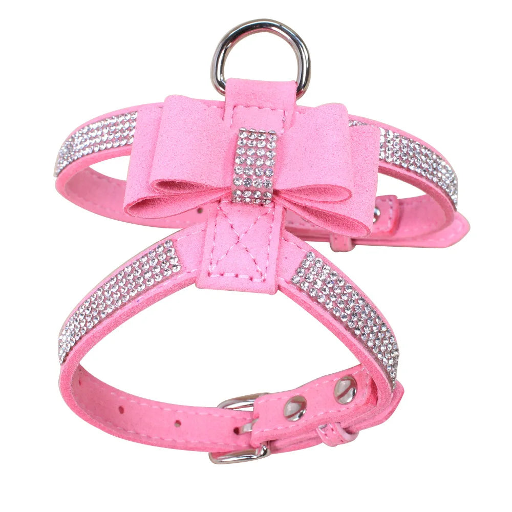 Harnais en strass pour chien & chat