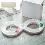 Tunnel en 8 pour chat – 2 balles incluses