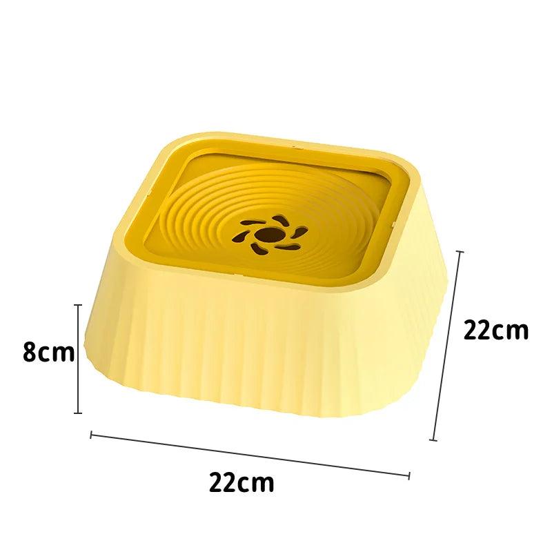 Bol d’eau anti-éclaboussures pour chien et chat