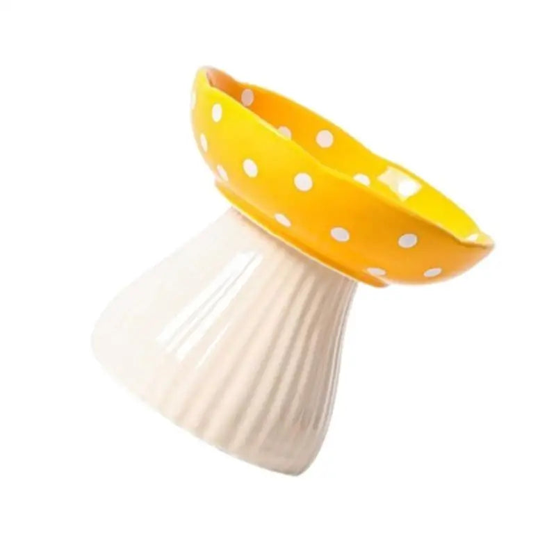 Bol champignon anti-glouton pour chat et chien