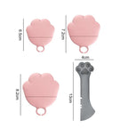 Cuillère & couvercle en silicone pour boîtes