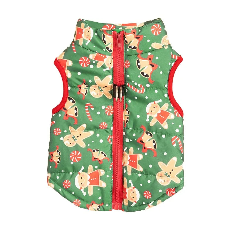 Veste de Noël motifs festifs pour chien & chat