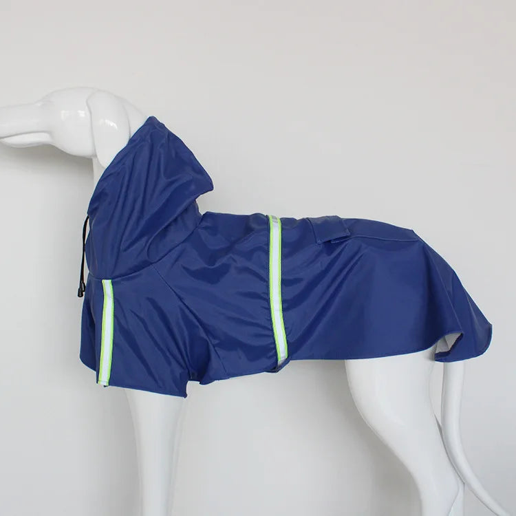 Imperméable à capuche pour grand chien