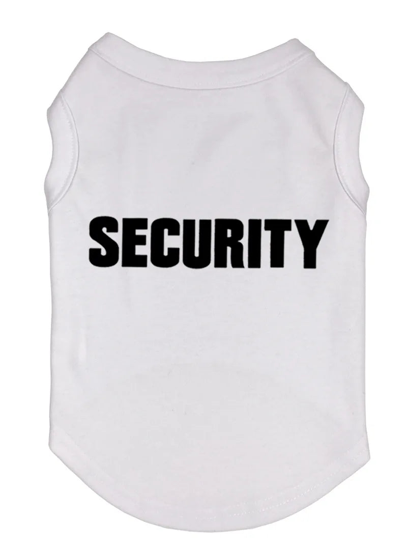 T-shirt Security pour chien et chat