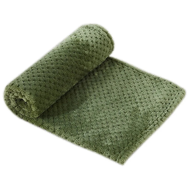 Plaid doux uni pour chien et chat
