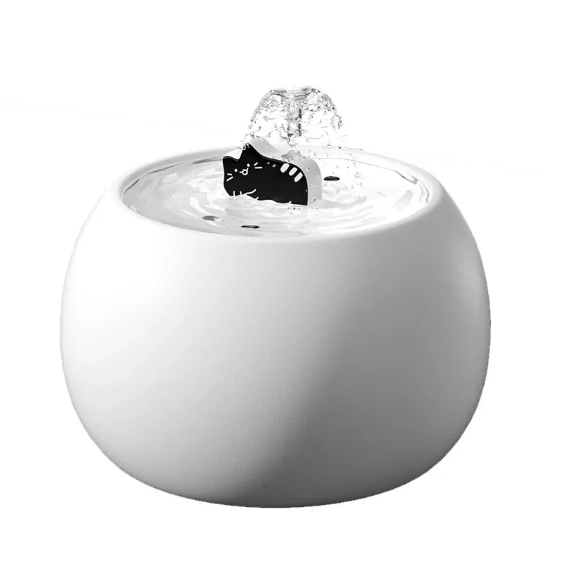 Fontaine à eau en céramique silencieuse pour chat