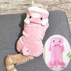 Costume rigolo en flanelle pour chien et chat