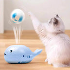 Jouet électrique en forme de baleine pour chat