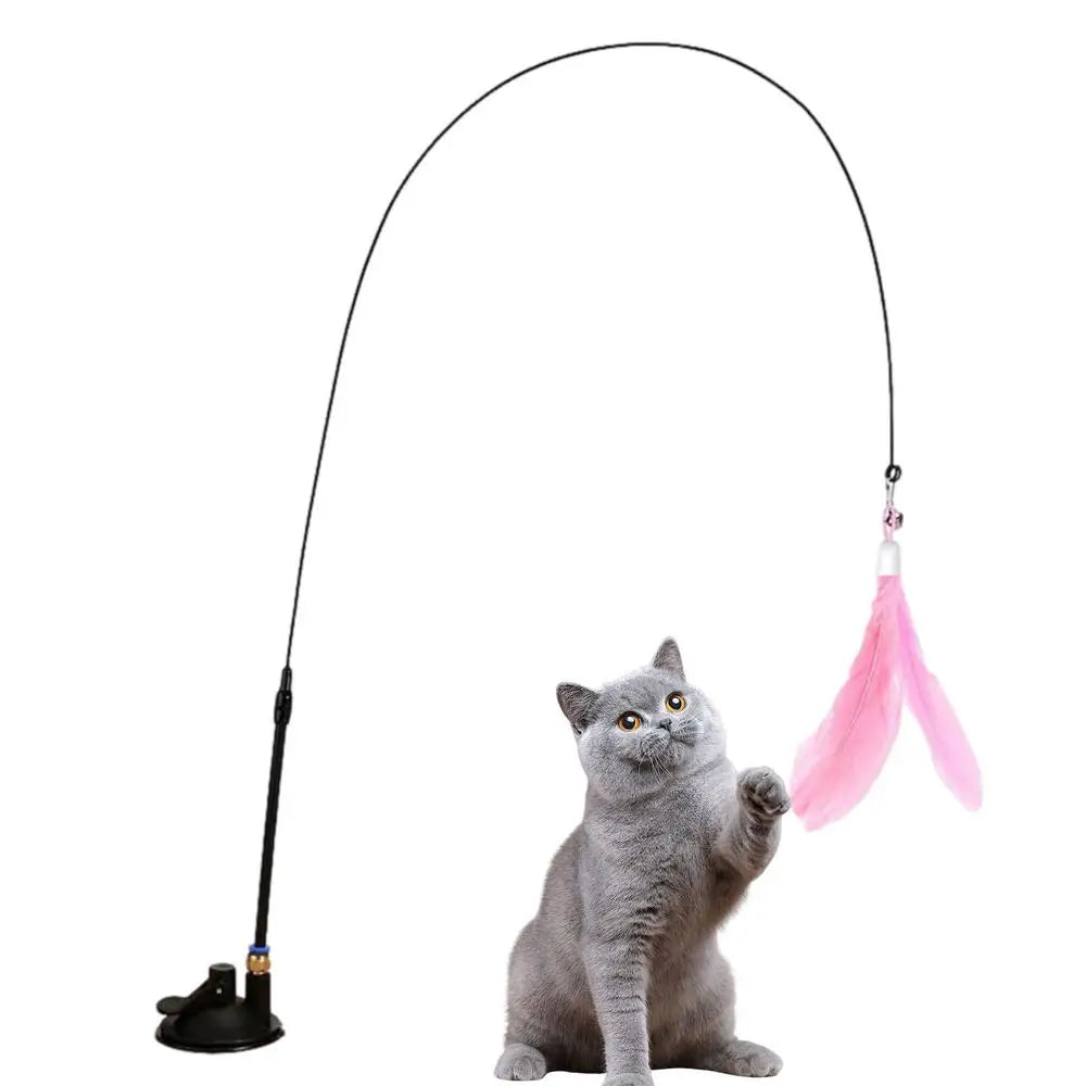 Baguette plume interactive pour chat