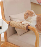 Tapis griffoir en sisal pour chat et protection canapé