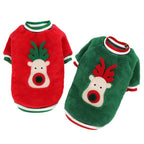Pull de Noël en peluche pour chien & chat