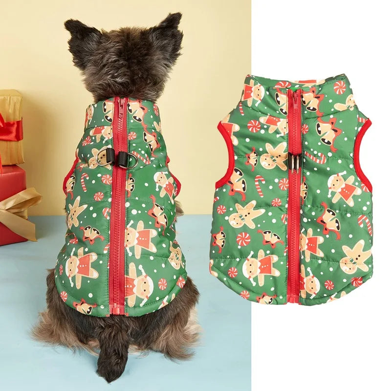 Veste de Noël motifs festifs pour chien & chat