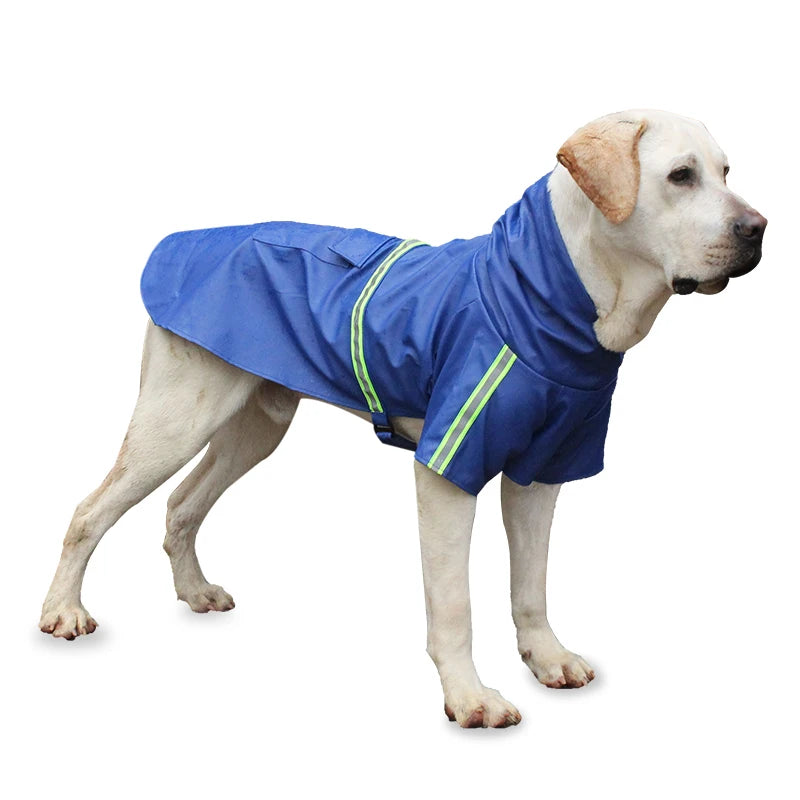 Imperméable à capuche pour grand chien