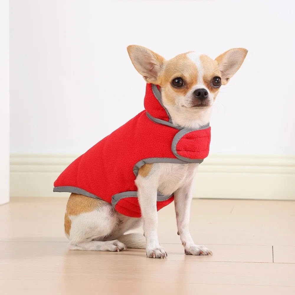 Manteau réversible chaud - chien et chat