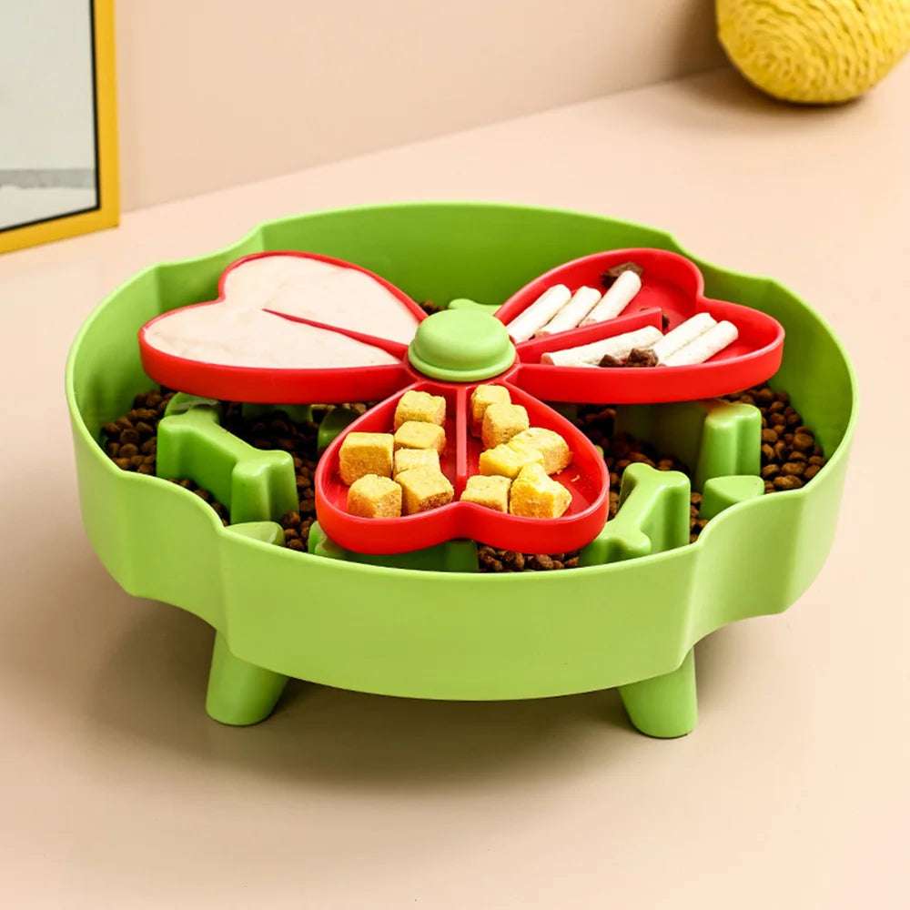 Bol d’alimentation lente puzzle antidérapant pour chien et chat