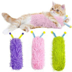 Chenille en peluche à l'herbe à chat - chat