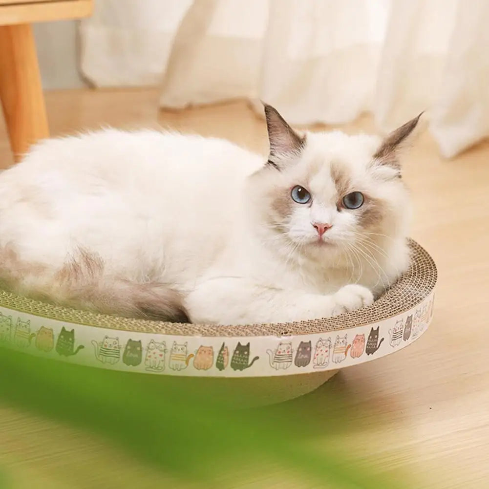 Griffoir cocon en carton ondulé - chat
