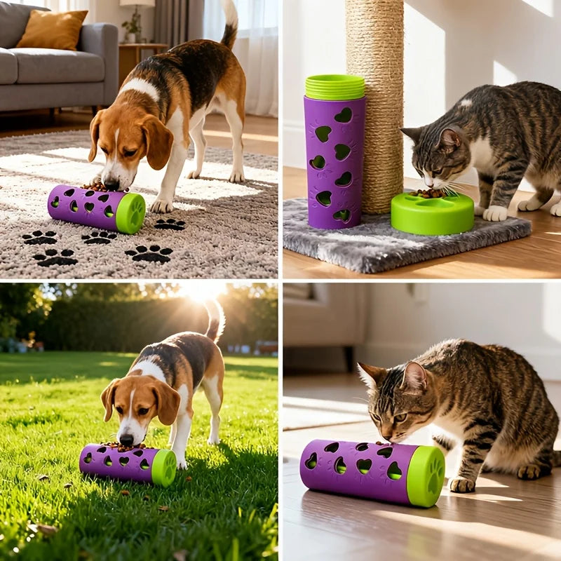Distributeur de friandises interactif à rouler - chien