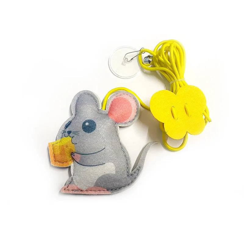 Jouet interactif suspendu pour chat