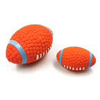 Jouet rugby sonore pour chien en caoutchouc souple