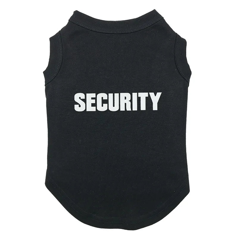 T-shirt Security pour chien et chat