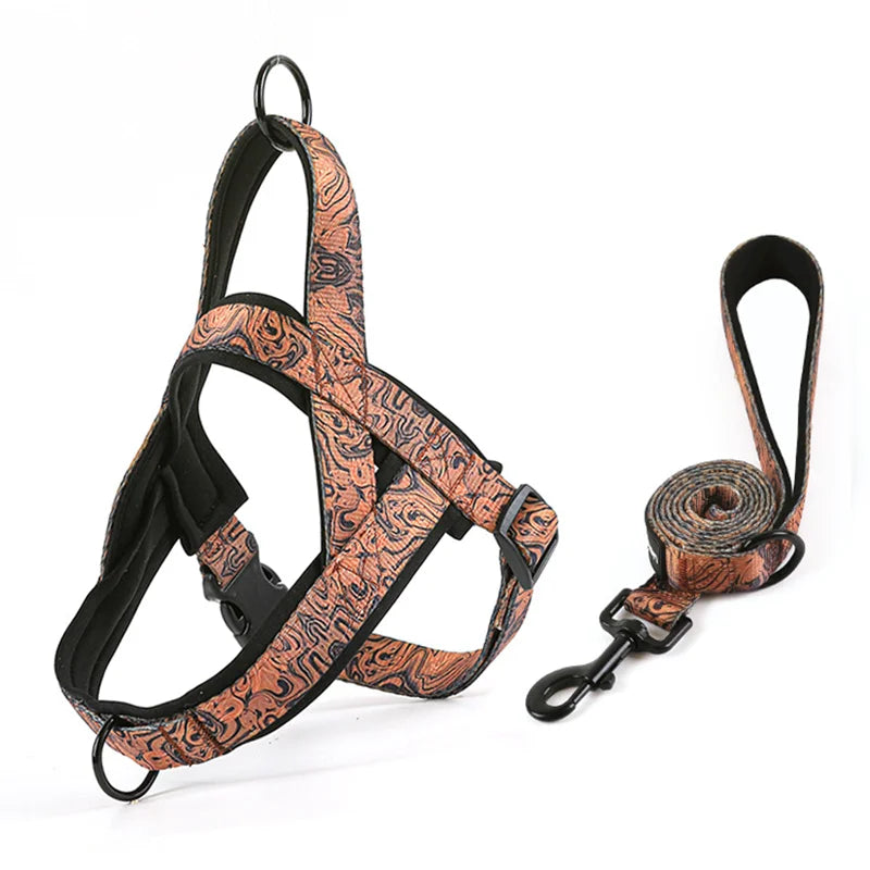 Harnais avec laisse réglable pour chien