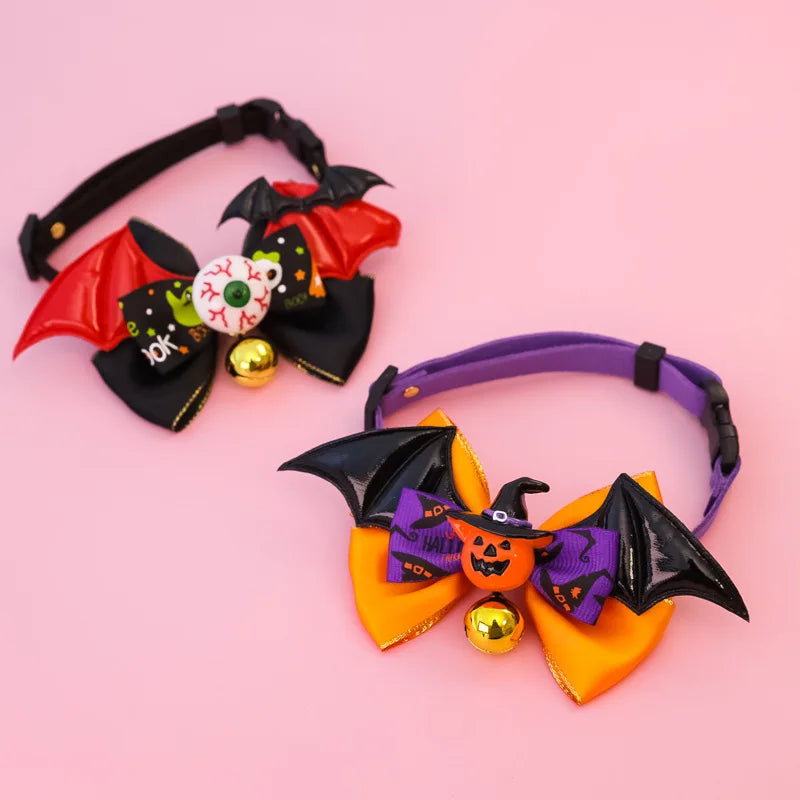Collier Halloween avec ailes de chauve-souris - Chien ou chat