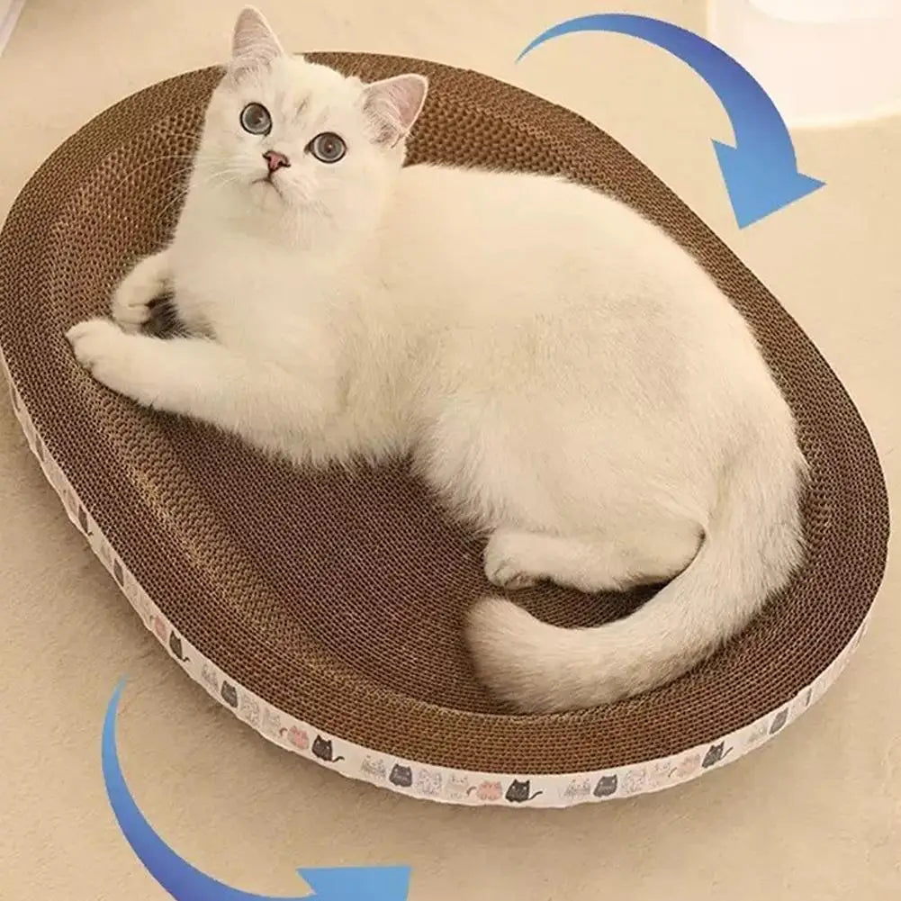 Griffoir cocon en carton ondulé - chat