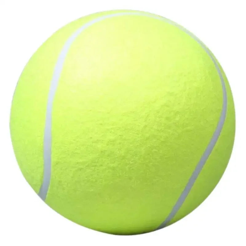 Balle de tennis géante pour chien