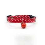 Collier rouge avec clochette - chaton et chat