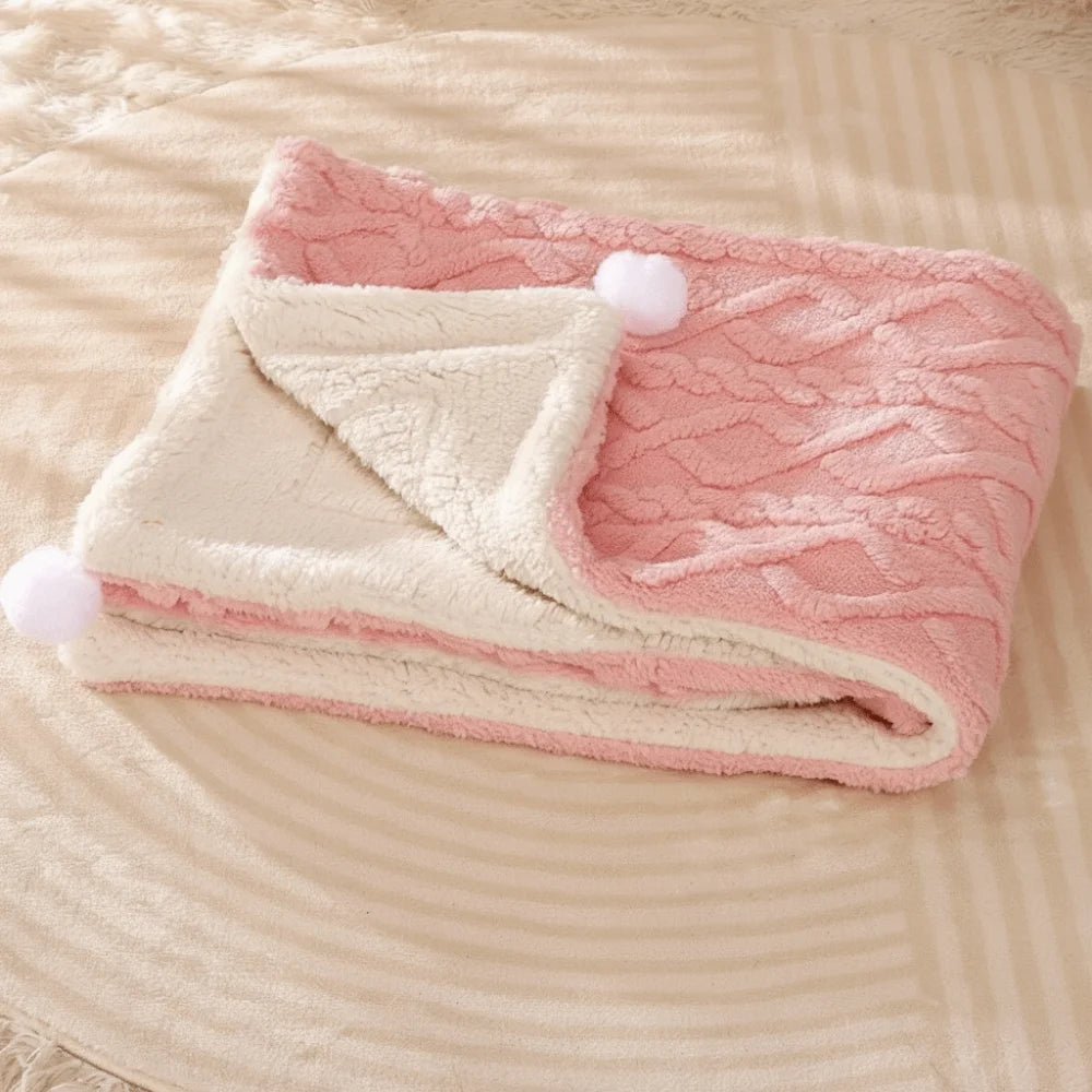 Plaid Cocooning Chat & Chien