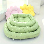 Canapé-lit floral confortable pour chien et chat