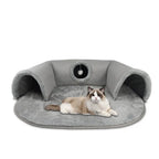 Tapis de jeu et de repos avec tunnels - chat