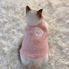 Gilet en peluche doux - chat