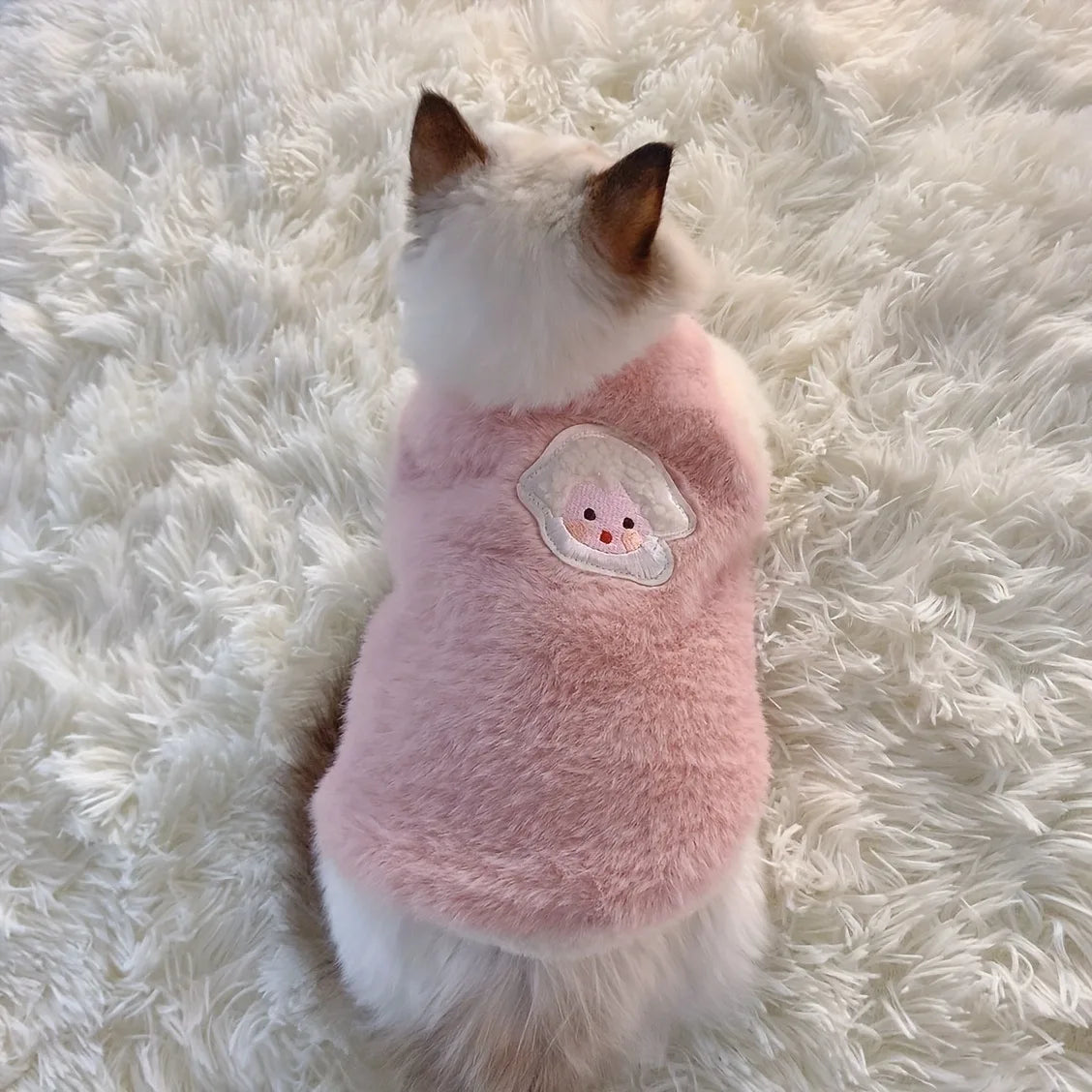 Gilet en peluche doux - chat