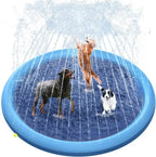 Tapis de jeu aquatique à jets d'eau - chien