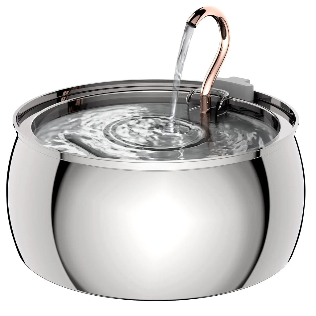 Fontaine à eau en inox 4 L - chat et chien