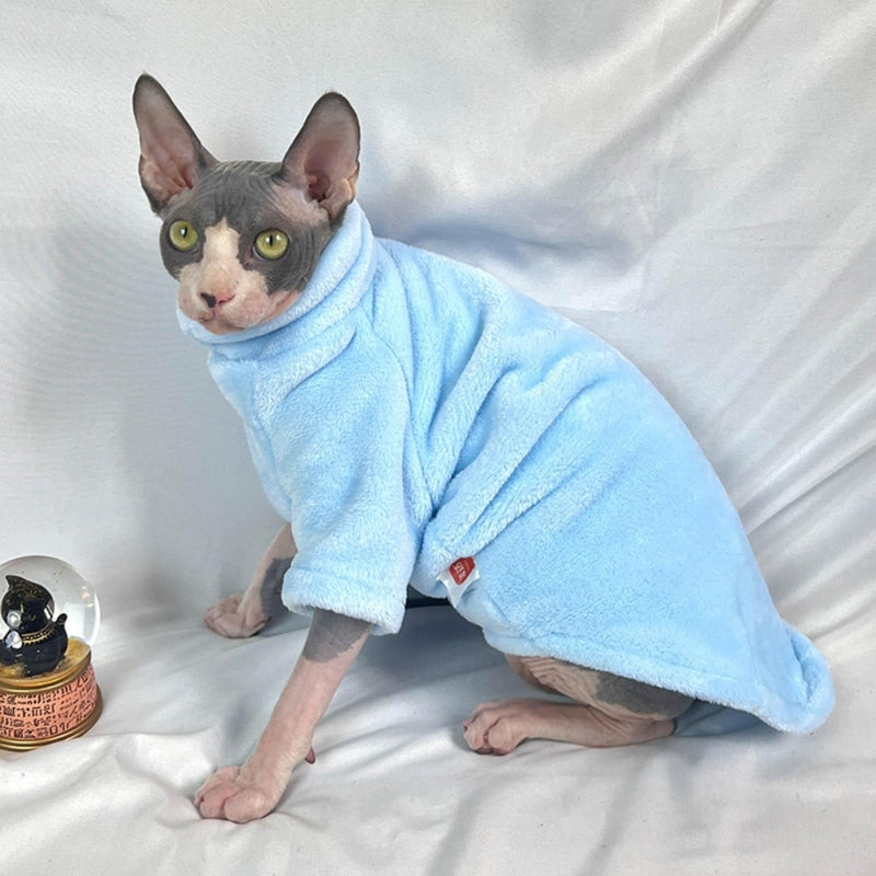 Pull col roulé doux et chaud - chien ou chat