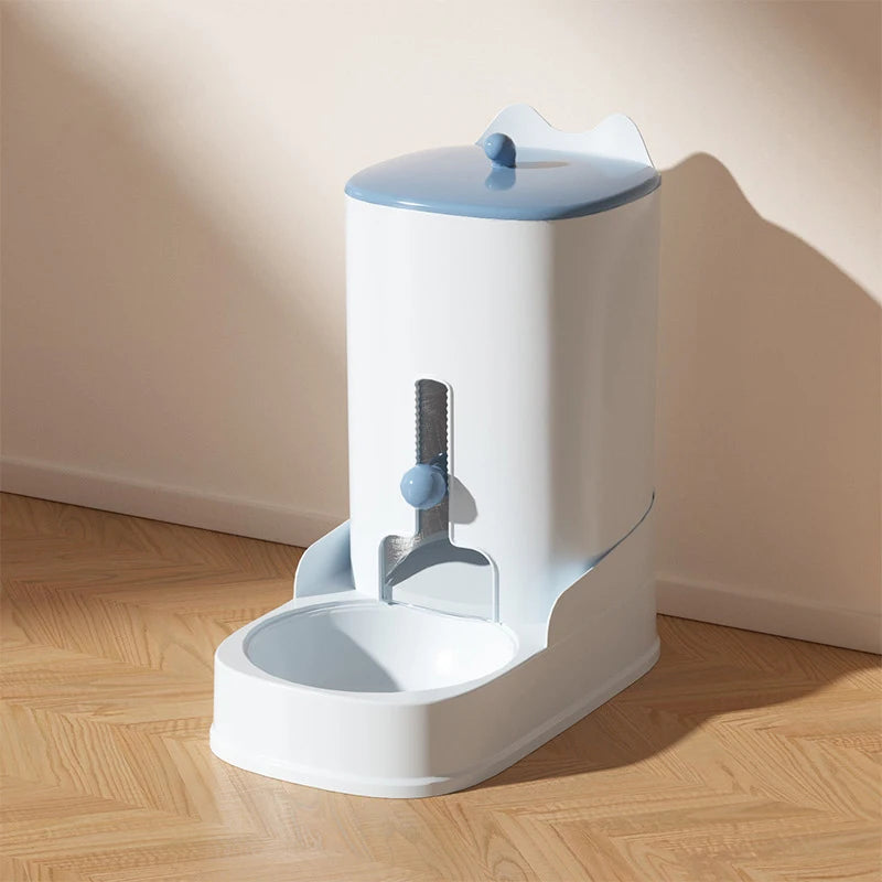 Distributeur automatique d'eau et de croquettes - chien & chat