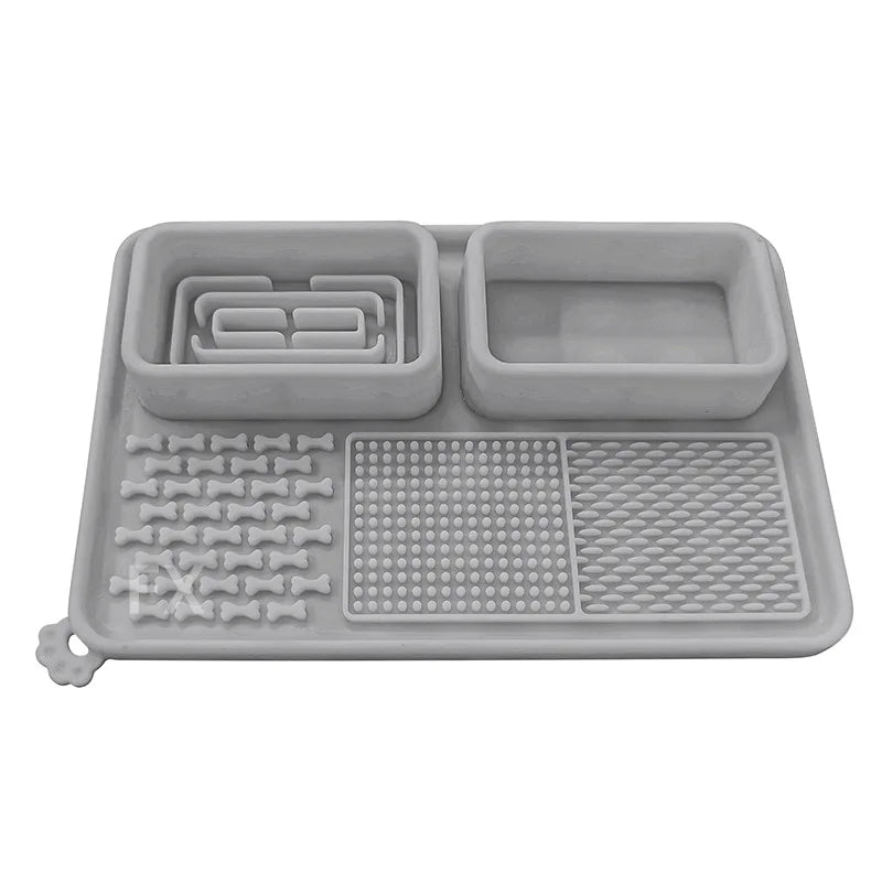 Tapis de léchage multifonction pour chiens et chats