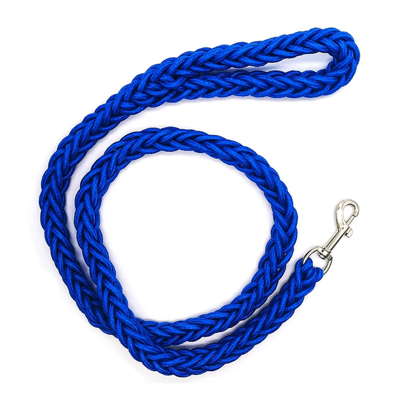 Laisse tressée en nylon pour chien